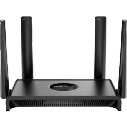 Ruijie RG-EW300T Router - Velocidad Inalambrica hasta 300Mbps - WiFi - Conectividad Movil 4G LTE Cat4 - Gestion en la Nube - Color Negro