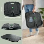 Leitz Active Alfombrilla Antifatiga - Diseñada para Mantenerte en Movimiento y Comodo - Varias Zonas de Masaje y Bola Extraible - Superficie con Textura de Espuma de Poliuretano Acolchada - Color Gris - immagine 3