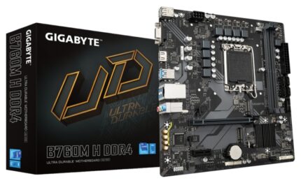 Gigabyte B760M H DDR4 Placa Base Intel1700 2x DDR4 - M.2