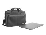 Natec Gazelle Maletin para Portatiles de 15,6" - Multiples Bolsillos - Resistente a Salpicaduras - Gran Capacidad - Color Gris - immagine 4