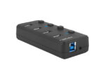 Natec Mantis 2 Hub USB - 4 Puertos USB 3.0 - On/Off Individual - Color Negro - immagine 2