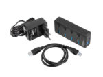 Natec Mantis 2 Hub USB - 4 Puertos USB 3.0 - On/Off Individual - Color Negro - immagine 4
