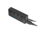 Natec Mantis 2 Hub USB - 4 Puertos USB 3.0 - On/Off Individual - Color Negro - immagine 5