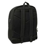 Safta Munich Mochila para Portatiles hasta 15.6" - Bolsillo para Tablet hasta 11" - Antirrobo - Asa de Mano - Conector USB - Cremallera - Doble Tirador - Acolchada - 31x44x18cm - Color Negro y Azul - immagine 2