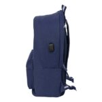 Safta el Ganso Jeans Mochila para Portatiles hasta 15.6" - Bolsillo para Tablet hasta 11" - Antirrobo - Asa de Mano - Conector USB - Acolchada - 31x44x18cm - Color Azul Marino - immagine 3