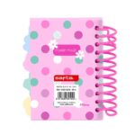 Safta Minnie Mouse Minty Bloc de Notas - Formato A7 - 80 Hojas de 80 g/m2 - Espiral - Tapas Duras - 4 Separadores Interiores - 7.4x10.5cm - Color Rosa - immagine 2