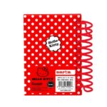 Safta Hello Kitty Bloc de Notas - Formato A7 - 80 Hojas de 80 g/m2 - Espiral - Tapas Duras - 4 Separadores Interiores - 7.4x10.5cm - Color Rojo y Blanco - immagine 2