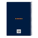 Safta F.C.Barcelona 1ª Equipacion 26/27 Libreta con Espiral - Formato Cuarto - 80 Hojas de 80g/m2 - Cuadricula 4x4mm - Tapas Duras Glasofonadas - 15.5x22x1cm - Color Rojo y Azul - immagine 2