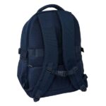 Safta F.C.Barcelona 1ª Equipacion 26/27 Mochila para Portatil hasta 15.6" - Bolsillo Trasero Antirrobo - Cremallera Bidireccional - Transpirable - Ergonomica - 34x46x15cm - Color Azul Noche - immagine 2