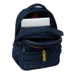 Safta F.C.Barcelona 1ª Equipacion 26/27 Mochila para Portatil hasta 15.6" - Bolsillo Trasero Antirrobo - Cremallera Bidireccional - Transpirable - Ergonomica - 34x46x15cm - Color Azul Noche - immagine 5