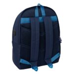 Safta Spagnolo Mochila para Portatiles hasta 15.6" - Bolsillo para Tablet hasta 11" - Antirrobo - Asa de Mano - Conector USB - Cremallera - Doble Tirador - Acolchada - 31x44x18cm - Color Azul Noche - immagine 2