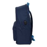 Safta Spagnolo Mochila para Portatiles hasta 15.6" - Bolsillo para Tablet hasta 11" - Antirrobo - Asa de Mano - Conector USB - Cremallera - Doble Tirador - Acolchada - 31x44x18cm - Color Azul Noche - immagine 3