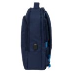 Safta Spagnolo Mochila para Portatiles hasta 15.6" - Portabotellas - Cremallera con Doble Tirador - Bolsillo para Tablet hasta 10.6" - Conector USB - Acolchada - 29x44x15cm - Color Azul Noche - immagine 3