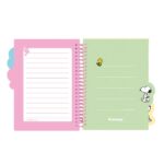 Safta Snoopy Bloc de Notas - Formato A5 - 80 Hojas de 80 g/m2 - Espiral - Tapas Duras - 4 Separadores Interiores - 14.8x2.1cm - Color Azul Claro - immagine 3