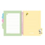 Safta Snoopy Bloc de Notas - Formato A5 - 80 Hojas de 80 g/m2 - Espiral - Tapas Duras - 4 Separadores Interiores - 14.8x2.1cm - Color Azul Claro - immagine 4