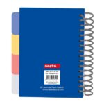 Safta Real Madrid Equipacion 26/27 Bloc de Notas - Formato A6 - 80 Hojas de 80 g/m2 - Espiral - Tapas Duras - 4 Separadores Interiores - 10.5x14.8cm - Color Blanco - immagine 2