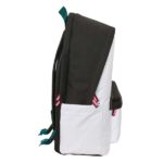 Safta Real Madrid Equipacion 26/27 Mochila para Portatiles hasta 15.6" - Bolsillo para Tablet hasta 11" - Antirrobo - Asa de Mano - Conector USB - Acolchada - 31x44x18cm - Color Blanco y Negro - immagine 4
