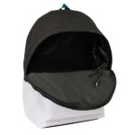 Safta Real Madrid Equipacion 26/27 Mochila para Portatiles hasta 15.6" - Bolsillo para Tablet hasta 11" - Antirrobo - Asa de Mano - Conector USB - Acolchada - 31x44x18cm - Color Blanco y Negro - immagine 5
