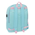Safta Munich Sky Mochila para Portatiles hasta 15.6" - Bolsillo para Tablet hasta 11" - Antirrobo - Asa de Mano - Conector USB - Cremallera - Doble Tirador - Acolchada - 31x44x18cm - Color Azul Pastel - immagine 2
