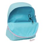 Safta Munich Sky Mochila para Portatiles hasta 15.6" - Bolsillo para Tablet hasta 11" - Antirrobo - Asa de Mano - Conector USB - Cremallera - Doble Tirador - Acolchada - 31x44x18cm - Color Azul Pastel - immagine 4