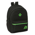 Safta Real Betis Balompie Mochila para Portatiles hasta 15.6" - Antirrobo - Bolsillo para Tablet hasta 11" - Asa de Mano - Conector USB - Acolchada - 31x44x18cm - Color Negro y Verde