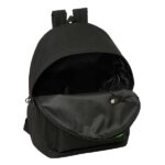 Safta Real Betis Balompie Mochila para Portatiles hasta 15.6" - Antirrobo - Bolsillo para Tablet hasta 11" - Asa de Mano - Conector USB - Acolchada - 31x44x18cm - Color Negro y Verde - immagine 4