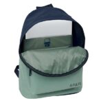 Safta el Pulpo Mochila para Portatiles hasta 14.1" - Bolsillo para Tablet hasta 10.6" - Asa de Mano - Bolsillo Frontal - Acolchada - 31x41x16cm - Color Aguamarina - immagine 4