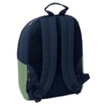 Safta el Pulpo Mochila para Portatiles hasta 14.1" - Bolsillo para Tablet hasta 10.6" - Asa de Mano - Bolsillo Frontal - Acolchada - 31x41x16cm - Color Verde - immagine 2