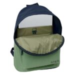 Safta el Pulpo Mochila para Portatiles hasta 14.1" - Bolsillo para Tablet hasta 10.6" - Asa de Mano - Bolsillo Frontal - Acolchada - 31x41x16cm - Color Verde - immagine 4