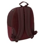 Safta el Pulpo Mochila para Portatiles hasta 14.1" - Bolsillo para Tablet hasta 10.6" - Asa de Mano - Bolsillo Frontal - Acolchada - 31x41x16cm - Color Burdeos - immagine 2