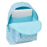 Safta Blackfit8 Petalos Mochila para Portatiles hasta 14.1" - Asa de Mano - Bolsillo Frontal - Acolchada - 31x43x13cm - Color Azul Claro - immagine 4