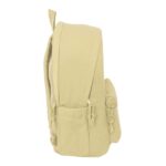 Safta Basic Mochila para Portatiles hasta 15.6" - Bolsillo para Tablet hasta 11" - Antirrobo - Asa de Mano - Conector USB - Cremallera - Doble Tirador - Acolchada - 31x44x18cm - Color Beige - immagine 4