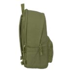 Safta Basic Mochila para Portatiles hasta 15.6" - Bolsillo para Tablet hasta 11" - Antirrobo - Asa de Mano - Conector USB - Cremallera - Doble Tirador - Acolchada - 31x44x18cm - Color Verde - immagine 4