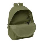 Safta Basic Mochila para Portatiles hasta 15.6" - Bolsillo para Tablet hasta 11" - Antirrobo - Asa de Mano - Conector USB - Cremallera - Doble Tirador - Acolchada - 31x44x18cm - Color Verde - immagine 5