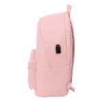 Safta Basic Mochila para Portatiles hasta 15.6" - Antirrobo - Bolsillo para Tablet hasta 11" - Asa de Mano - Conector USB - Acolchada - 31x44x18cm - Color Rosa - immagine 3