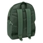 Safta Spagnolo Mochila para Portatiles hasta 15.6" - Antirrobo - Bolsillo para Tablet hasta 11" - Asa de Mano - Conector USB - Acolchada - 31x44x18cm - Color Verde Oscuro - immagine 2