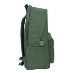 Safta Spagnolo Mochila para Portatiles hasta 15.6" - Antirrobo - Bolsillo para Tablet hasta 11" - Asa de Mano - Conector USB - Acolchada - 31x44x18cm - Color Verde Oscuro - immagine 4