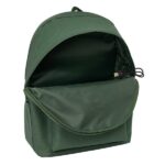 Safta Spagnolo Mochila para Portatiles hasta 15.6" - Antirrobo - Bolsillo para Tablet hasta 11" - Asa de Mano - Conector USB - Acolchada - 31x44x18cm - Color Verde Oscuro - immagine 5