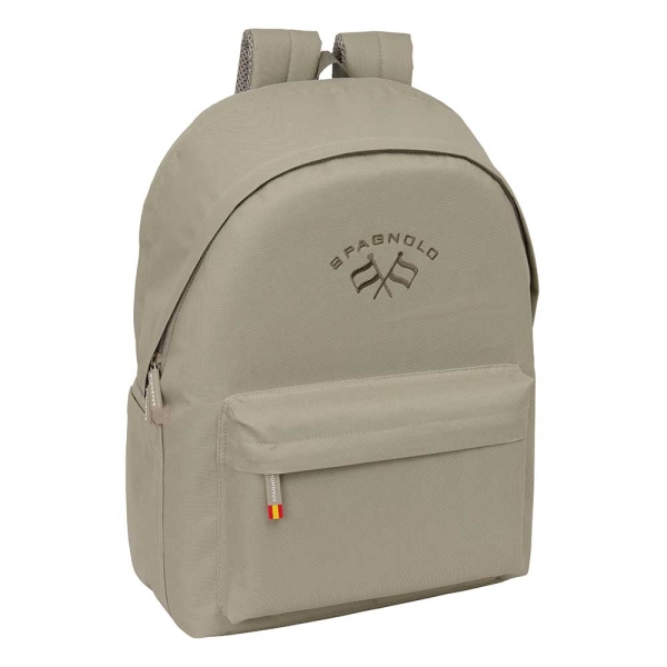 Safta Spagnolo Mochila para Portatiles hasta 15.6" - Bolsillo para Tablet hasta 11" - Antirrobo - Asa de Mano - Conector USB - Cremallera - Doble Tirador - Acolchada - 31x44x18cm - Color Marron Claro Safta Spagnolo Mochila para Portatiles hasta 15.6" - Bolsillo para Tablet hasta 11" - Antirrobo - Asa de Mano - Conector USB - Cremallera - Doble Tirador - Acolchada - 31x44x18cm - Color Marron Claro