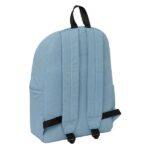 Safta K-Pop Demon Hunters Huntr/X Mochila para Portatiles hasta 14.1" - Portabotellas - Cremallera con Doble Tirador - Asa de Mano - Bolsillo Frontal - Acolchada - 31x43x13cm - Color Azul Claro - immagine 2