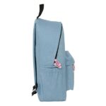 Safta K-Pop Demon Hunters Huntr/X Mochila para Portatiles hasta 14.1" - Portabotellas - Cremallera con Doble Tirador - Asa de Mano - Bolsillo Frontal - Acolchada - 31x43x13cm - Color Azul Claro - immagine 3