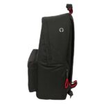 Safta Sevilla FC Mochila para Portatiles hasta 14.1" - Bolsillo para Tablet hasta 10.6" - Asa de Mano - Bolsillo Frontal - Acolchada - 31x41x16cm - Color Negro - immagine 3