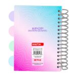 Safta K-Pop Demon Hunters Bloc de Notas - Formato A6 - 80 Hojas de 80 g/m2 - Espiral - Tapas Duras - 4 Separadores Interiores - 10.5x14.8cm - Multicolor - immagine 2