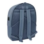 Safta el Ganso Basics Mochila para Portatiles hasta 15.6" - Antirrobo - Bolsillo para Tablet hasta 11" - Asa de Mano - USB - Cremallera - Doble Tirador - Acolchada - 31x44x18cm - Color Azul Azafata - immagine 2