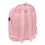 Safta el Ganso Basics Mochila para Portatiles hasta 15.6" - Antirrobo - Bolsillo para Tablet hasta 11" - Asa de Mano - Conector USB - Acolchada - 31x44x18cm - Color Rosa - immagine 2