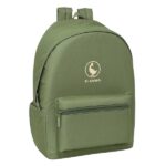 Safta el Ganso Basics Mochila para Portatiles hasta 15.6" - Antirrobo - Bolsillo para Tablet hasta 11" - Asa de Mano - Conector USB - Acolchada - 31x44x18cm - Color Verde