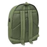 Safta el Ganso Basics Mochila para Portatiles hasta 15.6" - Antirrobo - Bolsillo para Tablet hasta 11" - Asa de Mano - Conector USB - Acolchada - 31x44x18cm - Color Verde - immagine 2