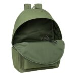 Safta el Ganso Basics Mochila para Portatiles hasta 15.6" - Antirrobo - Bolsillo para Tablet hasta 11" - Asa de Mano - Conector USB - Acolchada - 31x44x18cm - Color Verde - immagine 5