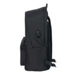 Safta el Ganso Basics Mochila para Portatiles hasta 15.6" - Bolsillo para Tablet hasta 11" - Antirrobo - Asa - Conector USB - Cremallera - Doble Tirador - Acolchada - 31x44x18cm - Color Antracita - immagine 3