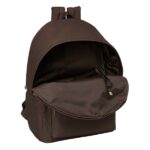Safta el Ganso Basics Mochila para Portatiles hasta 15.6" - Bolsillo para Tablet hasta 11" - Antirrobo - Asa de Mano - Conector USB - Bolsillo Frontal - Acolchada - 31x44x18cm - Color Chocolate - immagine 5